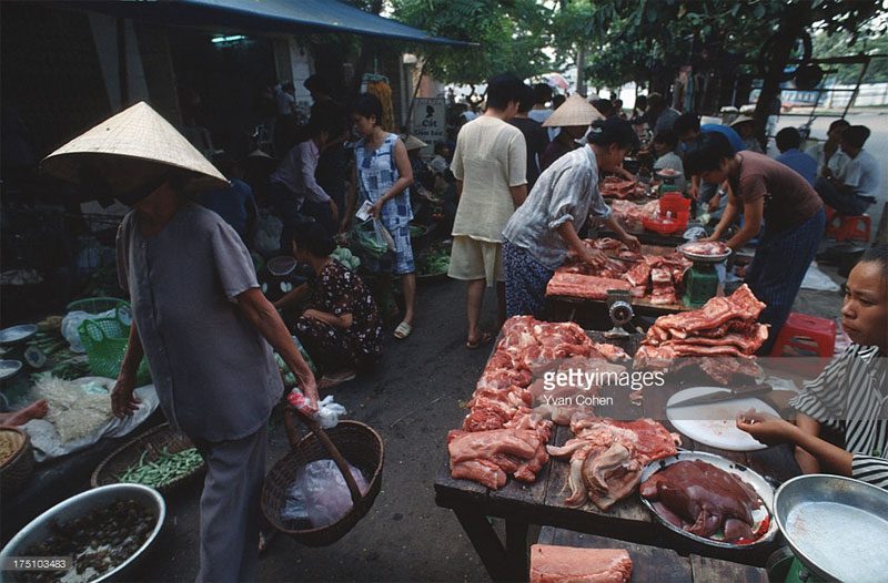 Inside a market.