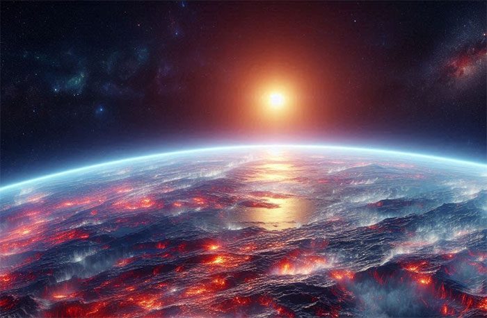 Super-Earths covered by magma oceans could be habitable worlds in the future