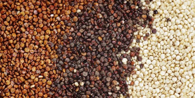 There are over 100 types of quinoa worldwide, but the most popular are red, black, and white quinoa.