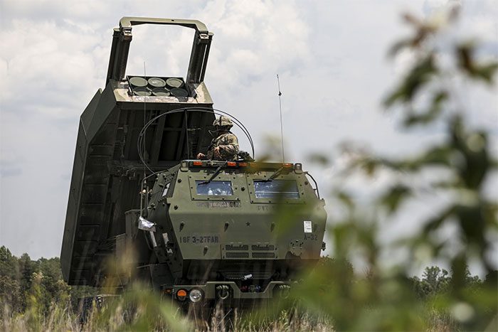 The HIMARS system can reload ammunition in just a few minutes.