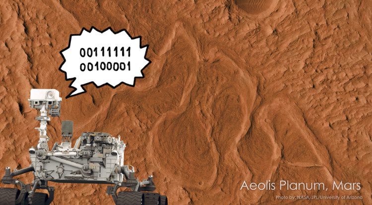 Mars also has...