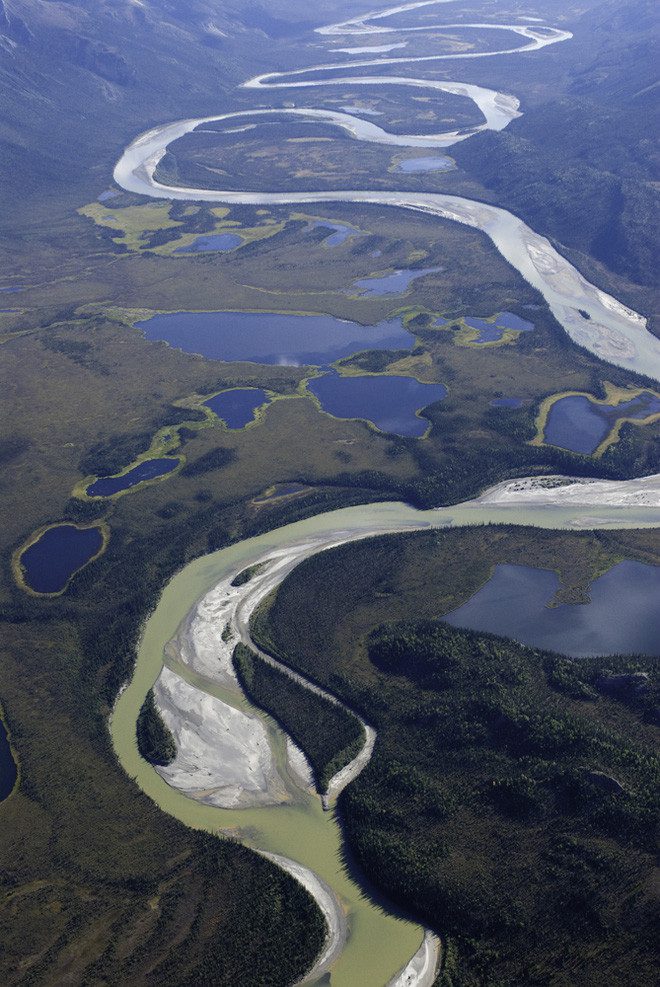 A river system in Alaska