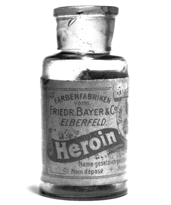 Heroin was once used in medicine and prescribed by doctors for coughs and headaches.