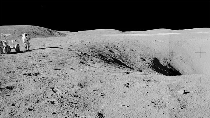 Overview of Plum Crater on the Moon