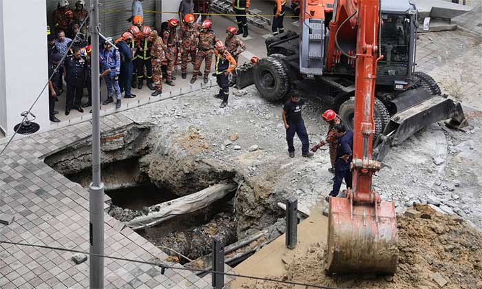 A new sinkhole has appeared in Malaysia.