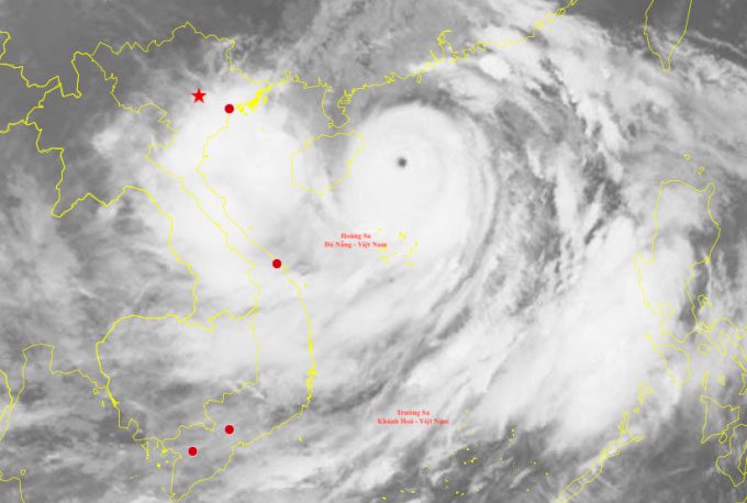 The circulation of Typhoon Yagi has begun to affect the mainland of Vietnam.