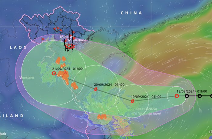 Track of Storm No. 4