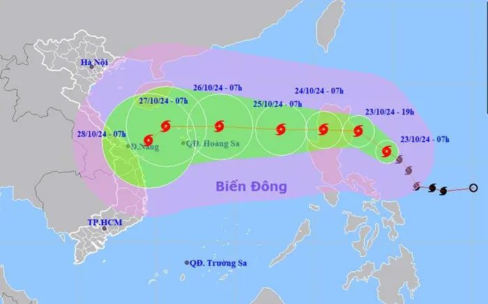 Typhoon Trami is expected to reach maximum intensity of around level 12.