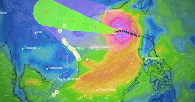 Path of Typhoon Yagi