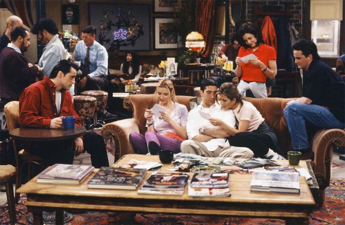 IKEA appears three times in the American show "Friends."