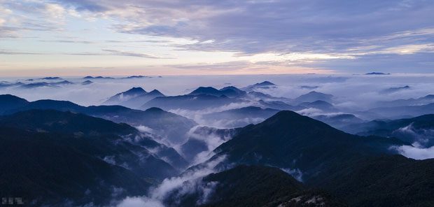 Mountains silencing the noise