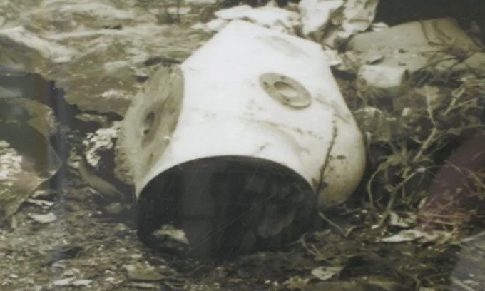 The medical device capsule that caused the Goiânia accident.