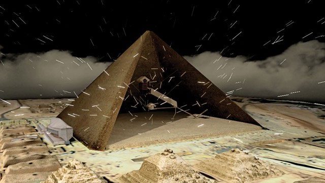 The pyramids have numerous false passages designed to confuse tomb robbers.