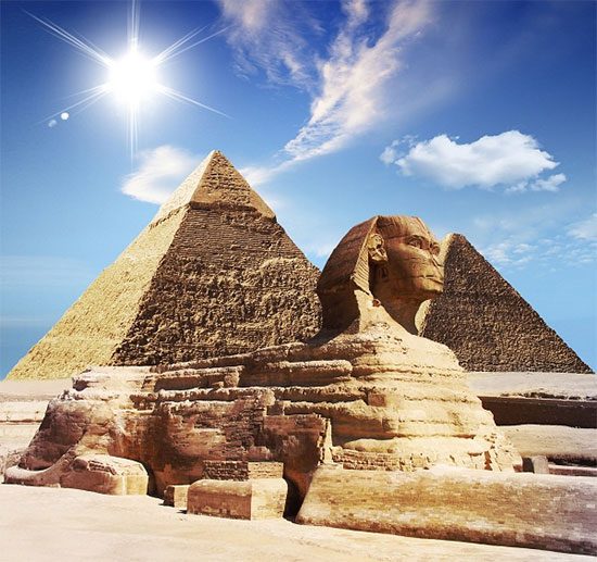 Egyptian Pyramids.