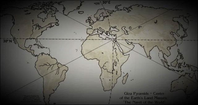 The Giza Pyramid is situated at the intersection of the longest longitude and latitude lines.