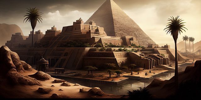 There are over one hundred pyramids in Egypt