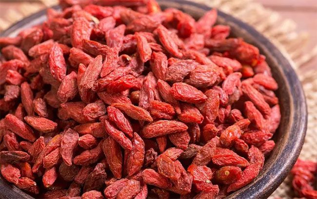 Goji berries contain betaine, which is excellent for skin and hair.