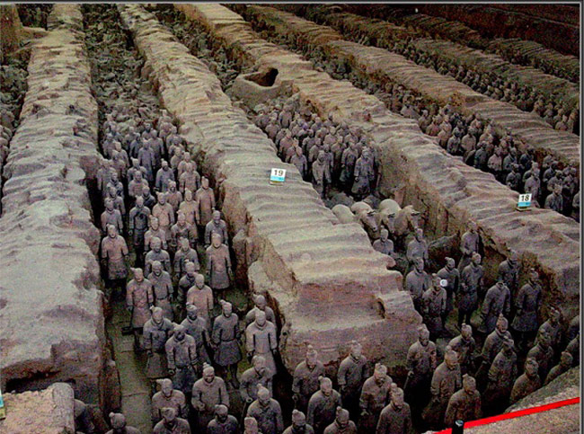 Mausoleum of Qin Shi Huang - China