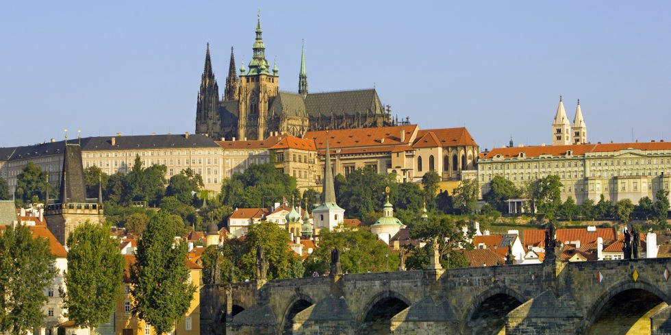 Prague Castle in the Czech Republic, the largest ancient castle in the world.