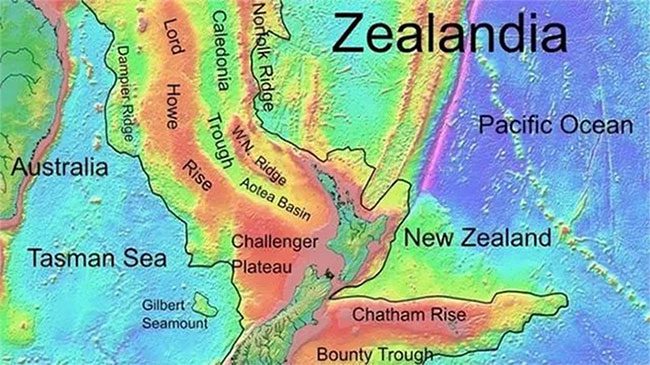 Scientists have created a complete map of Zealandia