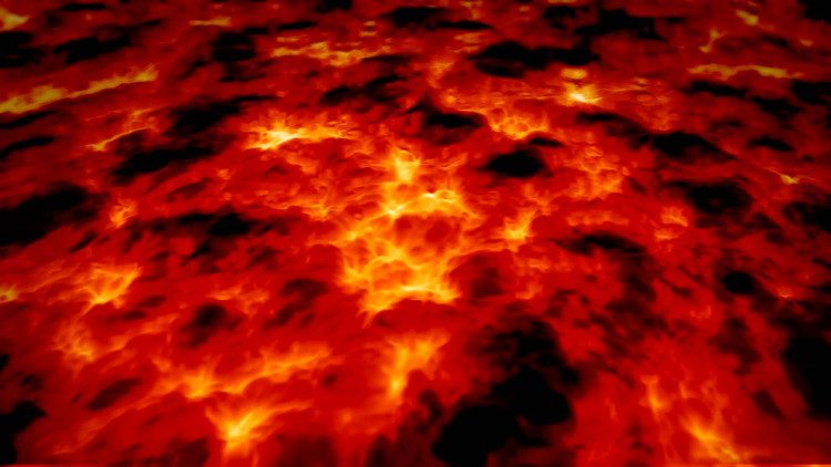 Magma exists at temperatures ranging from 650 to 1,200°C.