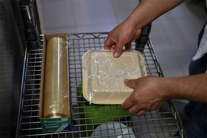 Biodegradable and compostable food wrap is being used in Mexico.