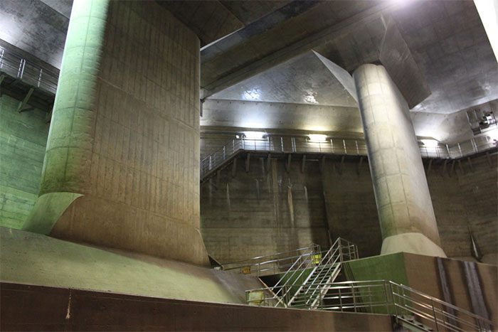 Tokyo now boasts a flood prevention system featuring numerous dams, reservoirs, and levees