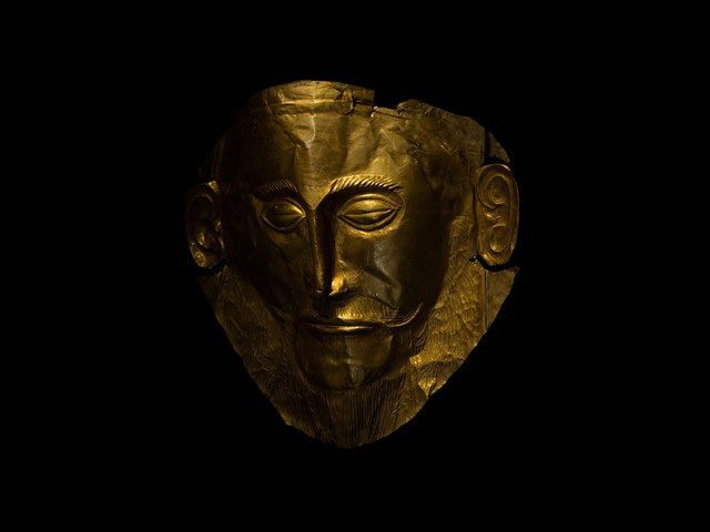 Is this mask really related to King Agamemnon?