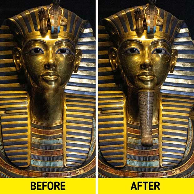 Mask of Pharaoh Tutankhamun