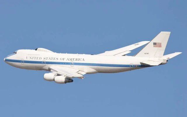 Boeing E-4B, also known as "Doomsday Plane"