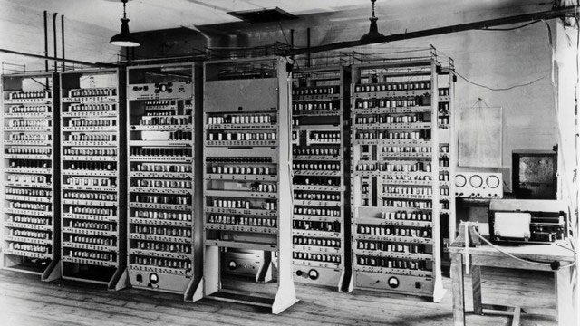 In the past, computers were the size of a room.