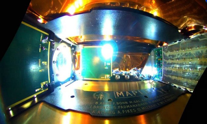 MAPLE Module in the experiment transmitting electricity from space to Earth.