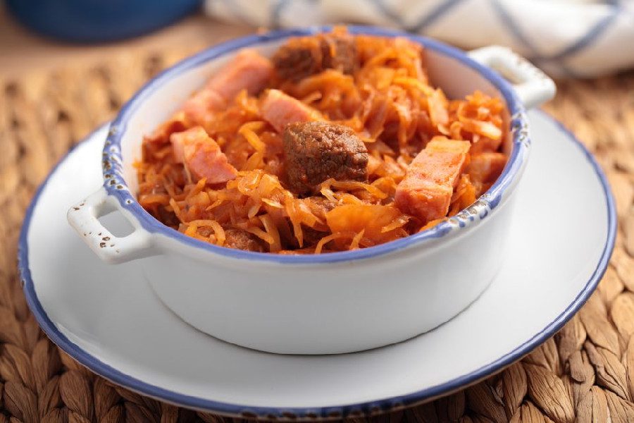 Bigos is a traditional Polish dish served on the 25th.