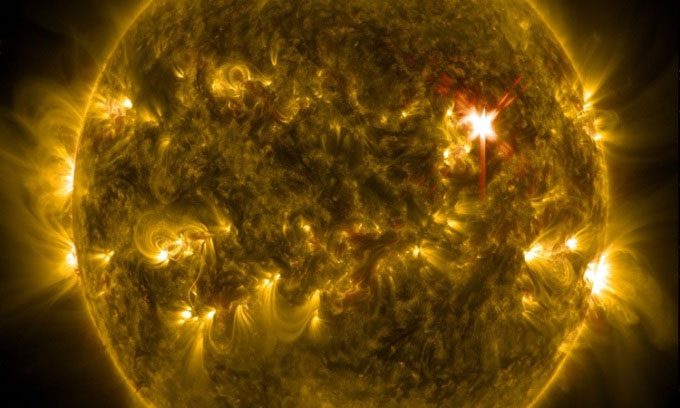 Simulation of star UY Scuti.