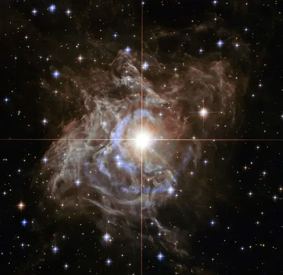 Variable star labeled as RS Puppis