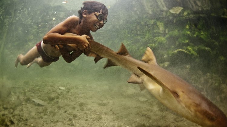 A Bajau diving trip to catch fish.