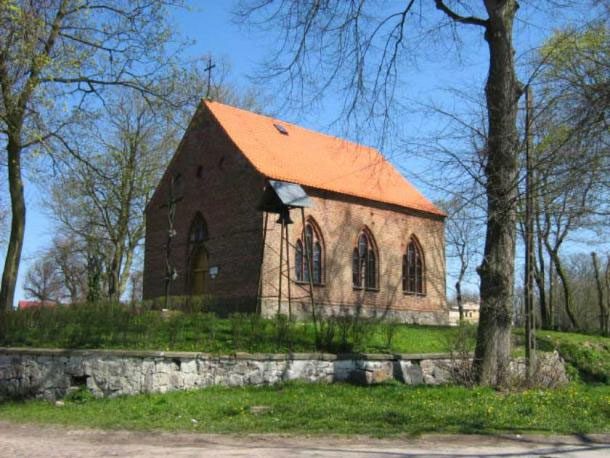 The ancient church believed to be the burial site of Viking King Harald Bluetooth