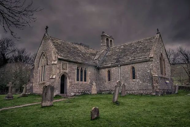 The church in Tyneham