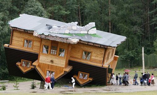 The Upside Down House (Szymbark, Poland)