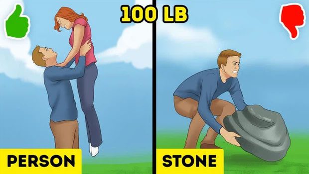 Lifting People vs. Lifting Rocks