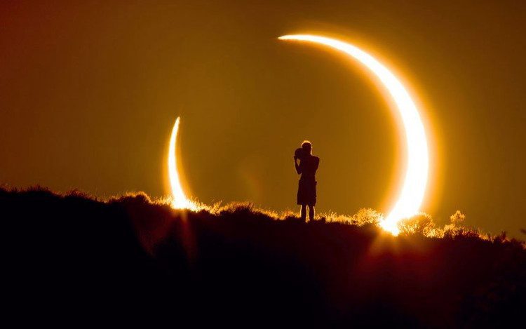 Annular solar eclipse.