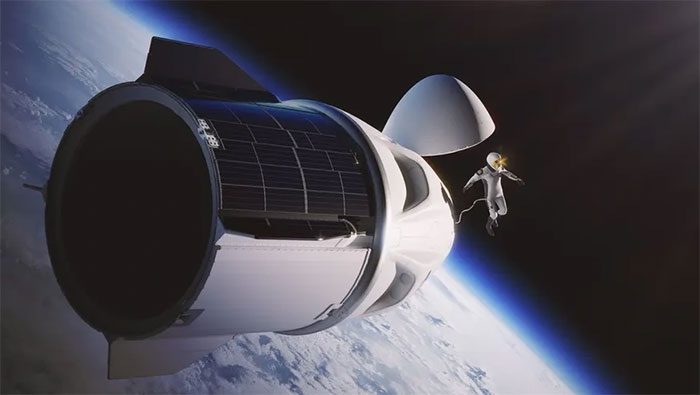 SpaceX becomes the first private company to send astronauts to the ISS.