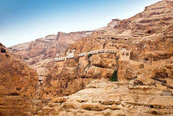 Mount of Temptation in Jericho.