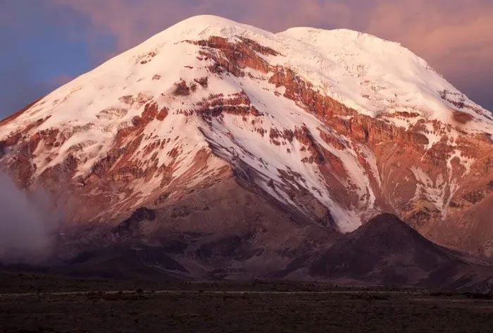 Chimborazo is the highest peak in Ecuador.