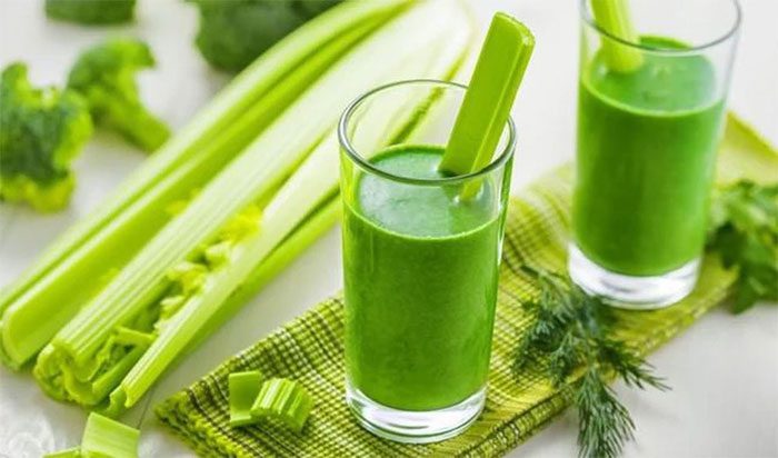 Celery juice is good for health.