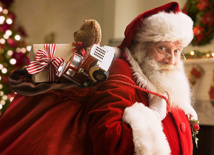 The image of Santa Claus is based on a real historical figure.