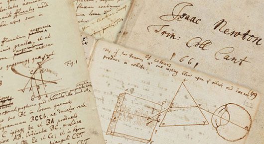 Newton's surviving manuscripts