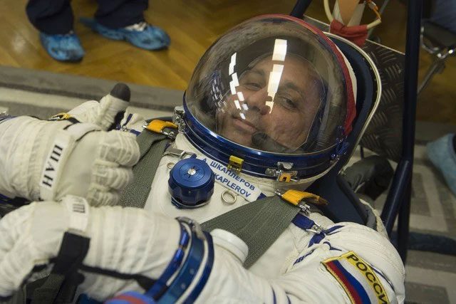 Russian astronaut Anton Shkaplerov.