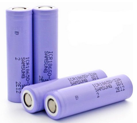 Samsung lithium-ion battery cell.