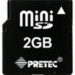 pretec introduction mini sd card 2 gb 1922